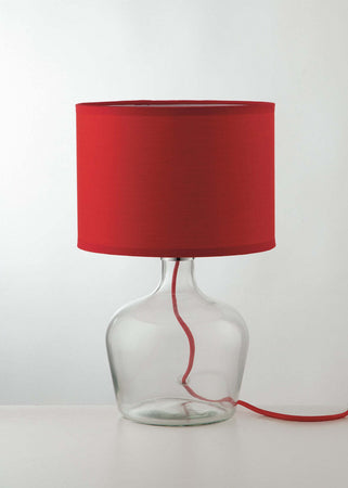 Lume Hendrix Rosso 1Xe27 23X37Cm Illuminazione/Illuminazione per interni/Lampade/Lampade da tavolo e abat-jour Led Mall Home - Napoli, Commerciovirtuoso.it