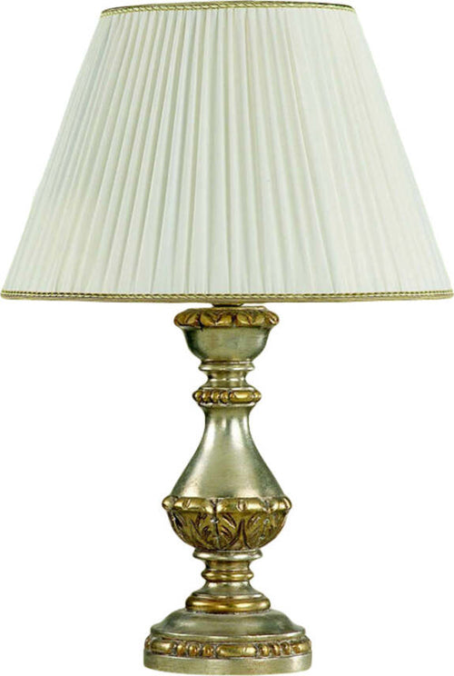 Lume-In-Legno-Classico-Argento-Mecca-Con-Paralume-1-Luce-Sparviero