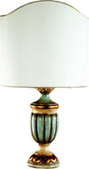 Lume-In-Legno-Classico-Azzurro-Oro-Con-Paralume-1-Luce-Oca