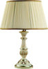 Lume-In-Legno-Classico-Bianco-Argento-Con-Paralume-1-Luce-Cavaliere