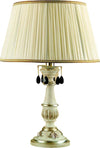 Lume-In-Legno-Classico-Bianco-Argento-Con-Paralume-1-Luce-Trampoliere