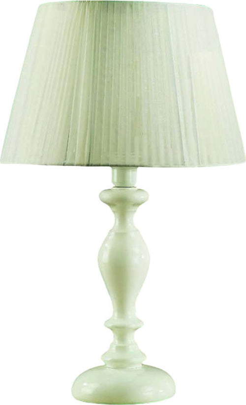 Lume-In-Legno-Classico-Bianco-Lucido-Con-Paralume-1-Luce-Albanella
