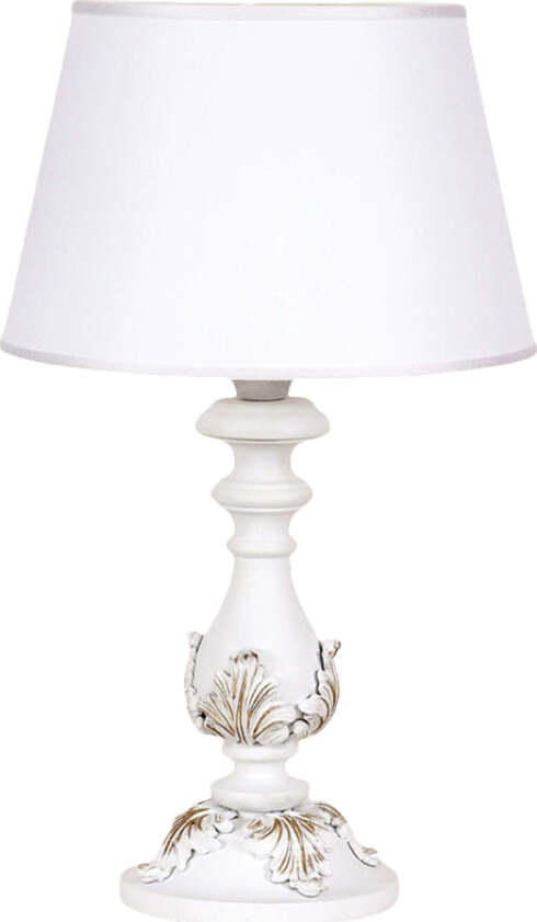 Lume-In-Legno-Classico-Bianco-Opaco-Con-Paralume-1-Luce-Fenicottero