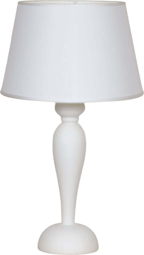 Lume-In-Legno-Classico-Bianco-Opaco-Con-Paralume-1-Luce-Sula