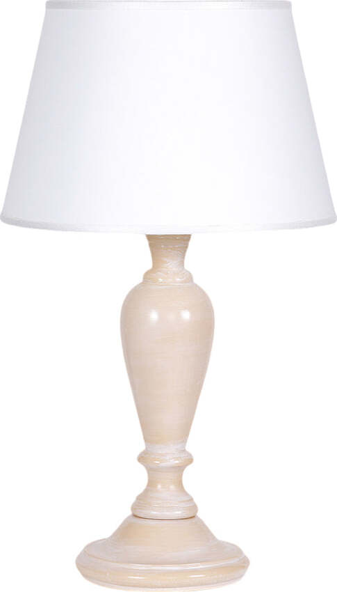 Lume-In-Legno-Classico-Ocra-Sbiancato-Con-Paralume-1-Luce-Anatra