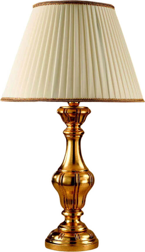 Lume-In-Legno-Classico-Oro-Con-Paralume-1-Luce-Rondine