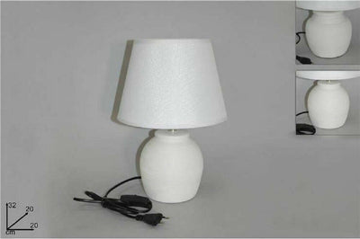 Lume Lampada Abat Jour Comodino Com? 32cm Luce Bianca Pietra Moderna Ln002534 Casa, arredamento e bricolage > Illuminazione da interno > Lampade da Tavolo Trade Shop italia - Napoli, Commerciovirtuoso.it