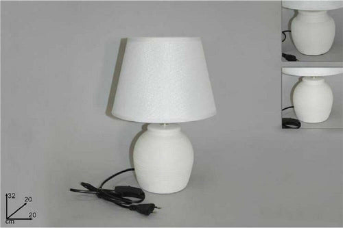 Lume Lampada Abat Jour Comodino Com? 32cm Luce Bianca Pietra Moderna Ln002534 Casa, arredamento e bricolage > Illuminazione da interno > Lampade da Tavolo Trade Shop italia - Napoli, Commerciovirtuoso.it