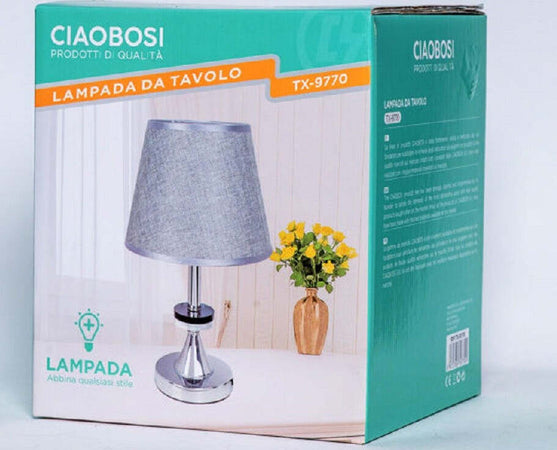 Lume Lampada Da Tavolo Abat Jour Comodino Com? Arredo Camera Casa Luce Tx-9770 Illuminazione/Illuminazione per interni/Lampade/Lampade da tavolo e abat-jour Trade Shop italia - Napoli, Commerciovirtuoso.it