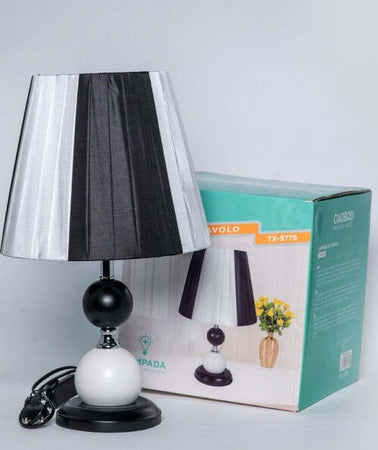 Lume-Lampada-Da-Tavolo-Abat-Jour-Con-Paralume-Comodino-Camera-Casa-Luce-Tx-9775