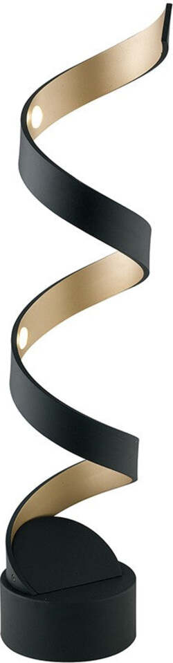 Lume Led Helix Nero/Oro 12W 960Lm 3000K 14,5X66Cm Illuminazione/Illuminazione per interni/Lampade/Lampade da tavolo e abat-jour Led Mall Home - Napoli, Commerciovirtuoso.it