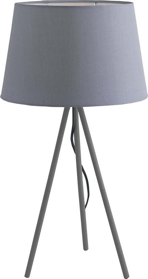 Lume Marilyn Grigio 1Xe27 30X58,5Cm Illuminazione/Illuminazione per interni/Lampade/Lampade da tavolo e abat-jour Led Mall Home - Napoli, Commerciovirtuoso.it