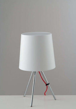 Lume Marley Bianco 1Xe14 25X43,5Cm Illuminazione/Illuminazione per interni/Lampade/Lampade da tavolo e abat-jour Led Mall Home - Napoli, Commerciovirtuoso.it