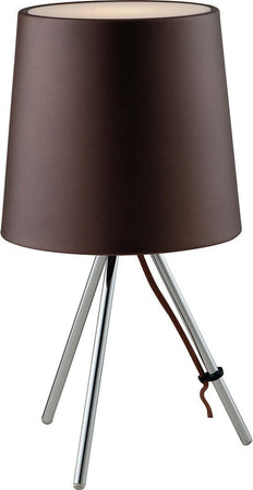 Lume Marley Marrone 1Xe14 25X43,5Cm Illuminazione/Illuminazione per interni/Lampade/Lampade da tavolo e abat-jour Led Mall Home - Napoli, Commerciovirtuoso.it