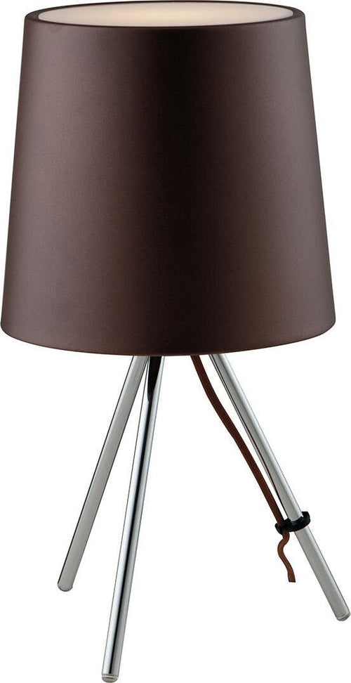 Lume Marley Marrone 1Xe14 25X43,5Cm Illuminazione/Illuminazione per interni/Lampade/Lampade da tavolo e abat-jour Led Mall Home - Napoli, Commerciovirtuoso.it