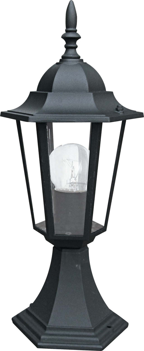 Lume Milano Nero 1Xe27 Ip44 17X40,3Cm Illuminazione/Illuminazione per esterni/Luci per sentieri Led Mall Home - Napoli, Commerciovirtuoso.it