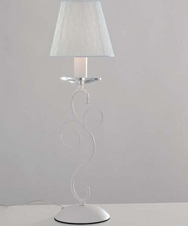 Lume Perla Bianco 1Xe14 15X40Cm Illuminazione/Illuminazione per interni/Lampade/Lampade da tavolo e abat-jour Led Mall Home - Napoli, Commerciovirtuoso.it