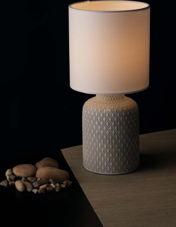 Lume Ravello Grigio 1Xe14 15X32Cm Illuminazione/Illuminazione per interni/Lampade/Lampade da tavolo e abat-jour Led Mall Home - Napoli, Commerciovirtuoso.it