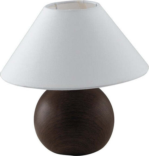 Lume Rovere Marrone 1Xe14 23X23Cm Illuminazione/Illuminazione per interni/Lampade/Lampade da tavolo e abat-jour Led Mall Home - Napoli, Commerciovirtuoso.it