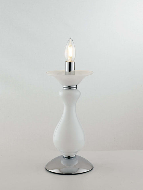 Lume Soffio Bianco 1Xe14 15X36Cm Illuminazione/Illuminazione per interni/Lampade/Lampade da tavolo e abat-jour Led Mall Home - Napoli, Commerciovirtuoso.it