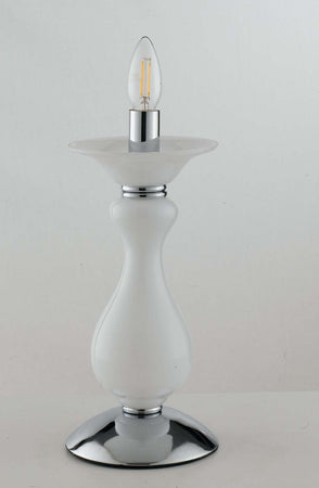 Lume Soffio Bianco 1Xe14 15X36Cm Illuminazione/Illuminazione per interni/Lampade/Lampade da tavolo e abat-jour Led Mall Home - Napoli, Commerciovirtuoso.it