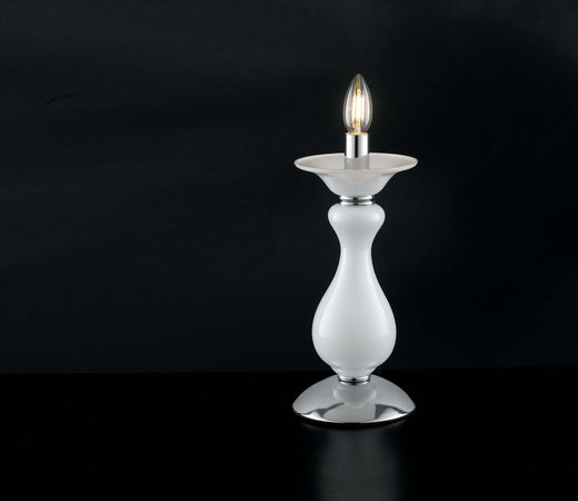 Lume Soffio Bianco 1Xe14 15X36Cm Illuminazione/Illuminazione per interni/Lampade/Lampade da tavolo e abat-jour Led Mall Home - Napoli, Commerciovirtuoso.it