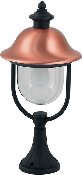 Lume Venezia Nero/Rame 1Xe27 Ip44 25X53,8Cm Illuminazione/Illuminazione per esterni/Lampioni Led Mall Home - Napoli, Commerciovirtuoso.it