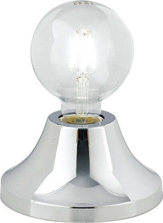 Lume Vesevus Cromo 1Xe27 15X8Cm Illuminazione/Illuminazione per interni/Lampade/Lampade da tavolo e abat-jour Led Mall Home - Napoli, Commerciovirtuoso.it