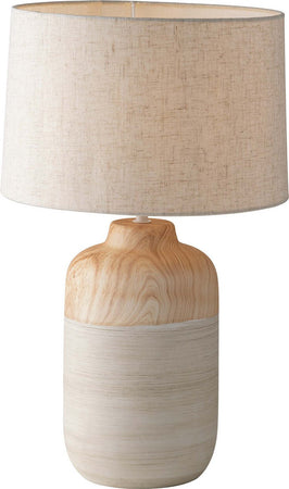 Lume Woody Avorio 1Xe27 30X49Cm Illuminazione/Illuminazione per interni/Lampade/Lampade da tavolo e abat-jour Led Mall Home - Napoli, Commerciovirtuoso.it