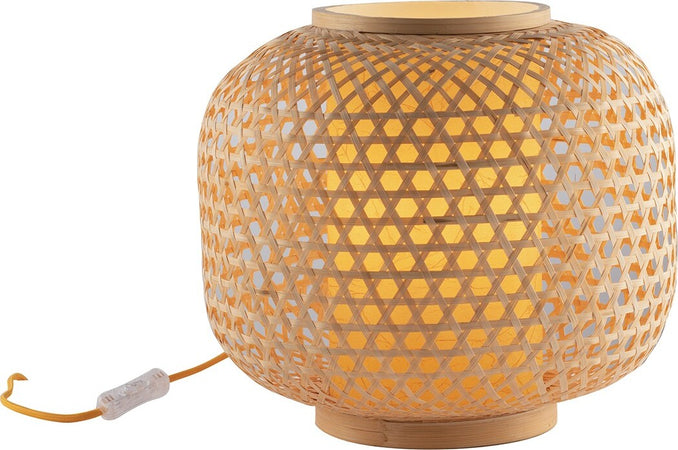 Lume Zen Bambu' Naturale 1Xe27 36X31Cm Illuminazione/Illuminazione per interni/Lampade/Lampade da tavolo e abat-jour Led Mall Home - Napoli, Commerciovirtuoso.it