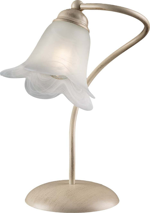 Lumetto-1-Luce-Alice-Ferro-Battuto-Avorio-E-Oro-Vetro-Bianco