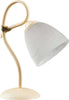 Lumetto-1-Luce-Dallas-Ferro-Battuto-Avorio-Decapè-Vetro-Bianco