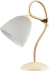 Lumetto-1-Luce-Dallas-Ferro-Battuto-Avorio-Decapè-Vetro-Bianco