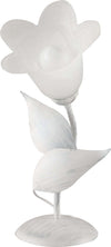 Lumetto-1-Luce-Olga-Ferro-Battuto-E-Vetro-Bianco-E-Argento