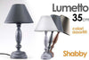 Lumetto 35cm Shabby Chic Lampada Da Tavolo Scrivania Abat Jour Colori Ass 679469 Illuminazione/Illuminazione per interni/Lampade/Lampade da tavolo e abat-jour Trade Shop italia - Napoli, Commerciovirtuoso.it