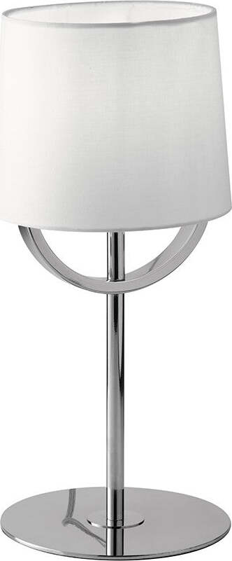 Lumetto Astoria Cromo 1Xe27 18X40,5Cm Illuminazione/Illuminazione per interni/Lampade/Lampade da tavolo e abat-jour Led Mall Home - Napoli, Commerciovirtuoso.it