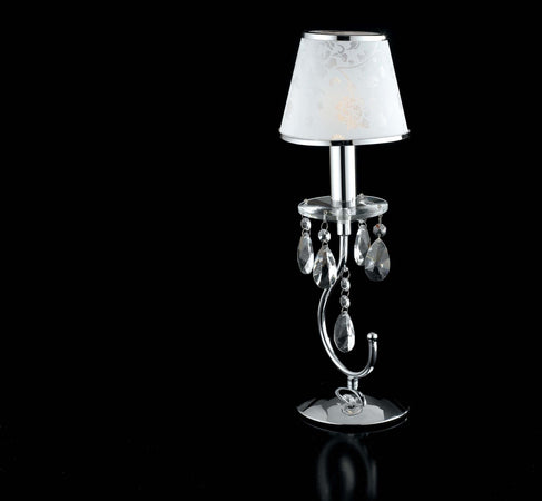 Lumetto Boeme Cromo 1Xe14 16X44Cm Illuminazione/Illuminazione per interni/Lampade/Lampade da tavolo e abat-jour Led Mall Home - Napoli, Commerciovirtuoso.it