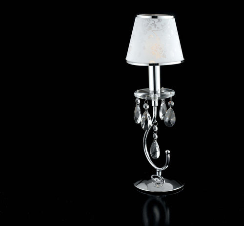 Lumetto Boeme Cromo 1Xe14 16X44Cm Illuminazione/Illuminazione per interni/Lampade/Lampade da tavolo e abat-jour Led Mall Home - Napoli, Commerciovirtuoso.it