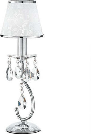 Lumetto Boeme Cromo 1Xe14 16X44Cm Illuminazione/Illuminazione per interni/Lampade/Lampade da tavolo e abat-jour Led Mall Home - Napoli, Commerciovirtuoso.it