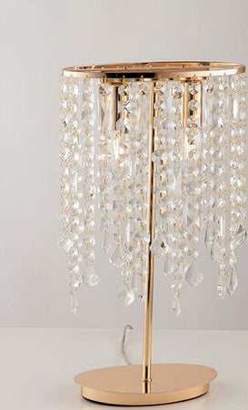 Lumetto Breeze Oro 2Xe14 25,5X44,5Cm Illuminazione/Illuminazione per interni/Lampade/Lampade da tavolo e abat-jour Led Mall Home - Napoli, Commerciovirtuoso.it