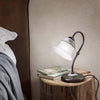 Lumetto-Classico-Ferrara-Metallo-E-Ceramica-Nero-Sfumato-Rame-1-Luce-E14
