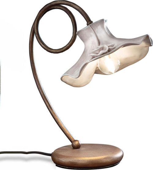 Lumetto-Classico-Lecco-Metallo-E-Ceramica-Ruggine-Decorato-1-Luce-E14