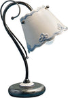 Lumetto-Classico-Ravenna-Metallo-E-Ceramica-Nero-Sfumato-Argento-1-Luce-E14