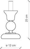 Lumetto-Classico-Sanremo-Metallo-E-Ceramica-Bianco-Sfumato-Argento-1-Luce-E14