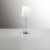 Lumetto-Contemporaneo-Adam-Cromo-Paralume-Bianco-1-Luce-E14