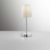 Lumetto-Contemporaneo-Adam-Cromo-Paralume-Sabbia-1-Luce-E14