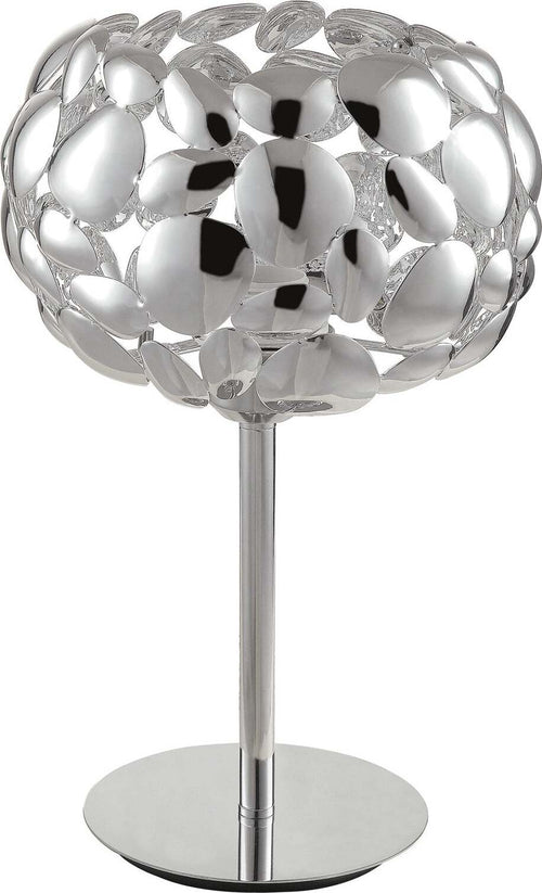 Lumetto Dioniso Cromo 1Xe27 22X34,5Cm Illuminazione/Illuminazione per interni/Lampade/Lampade da tavolo e abat-jour Led Mall Home - Napoli, Commerciovirtuoso.it