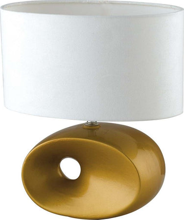 Lumetto Eolo Oro 1Xe14 27,8X31,3Cm Illuminazione/Illuminazione per interni/Lampade/Lampade da tavolo e abat-jour Led Mall Home - Napoli, Commerciovirtuoso.it