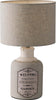 Lumetto Factory Beige 1Xe27 24X43Cm Illuminazione/Illuminazione per interni/Lampade/Lampade da tavolo e abat-jour Led Mall Home - Napoli, Commerciovirtuoso.it