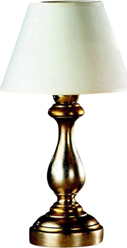 Lumetto-In-Legno-Classico-Argento-Mecca-Con-Paralume-1-Luce-Merlo